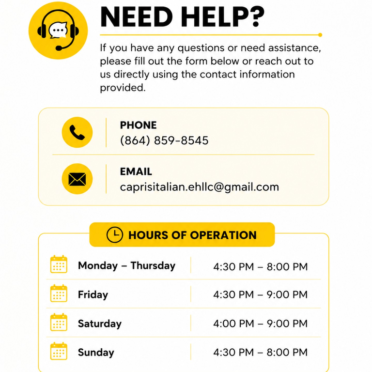 Restaurant Information