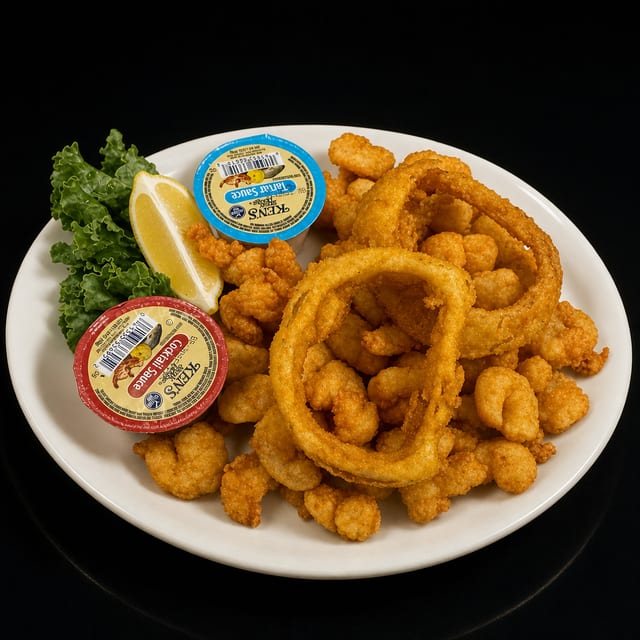 Popcorn Shrimp.