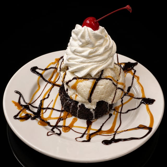 Chocolate Molten Lava Cake.