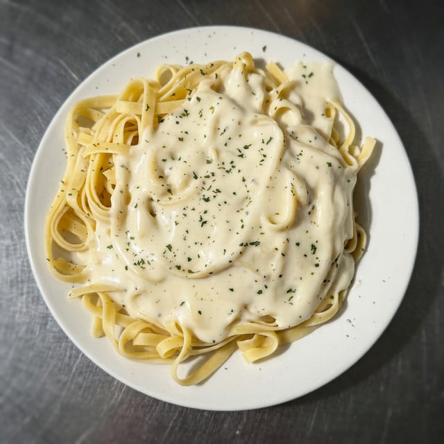 Fettuccine Alfredo.