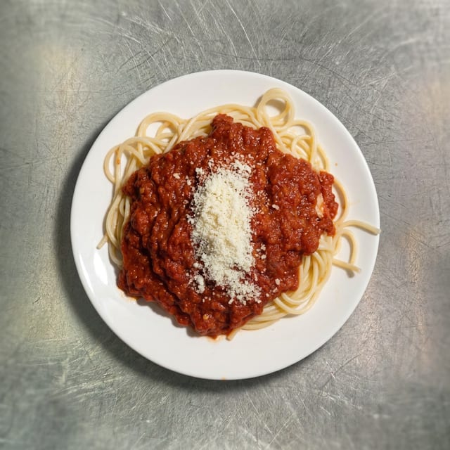 Side Spaghetti Plain Sauce.