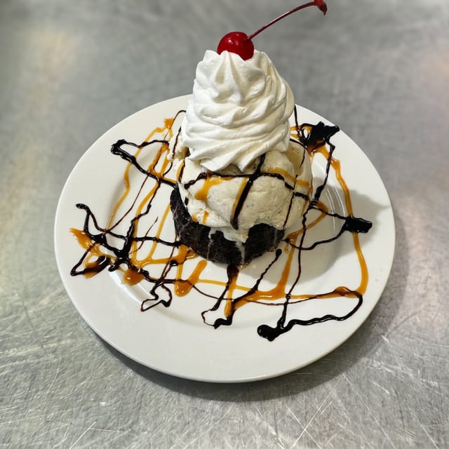 Chocolate Molten Lava Cake.